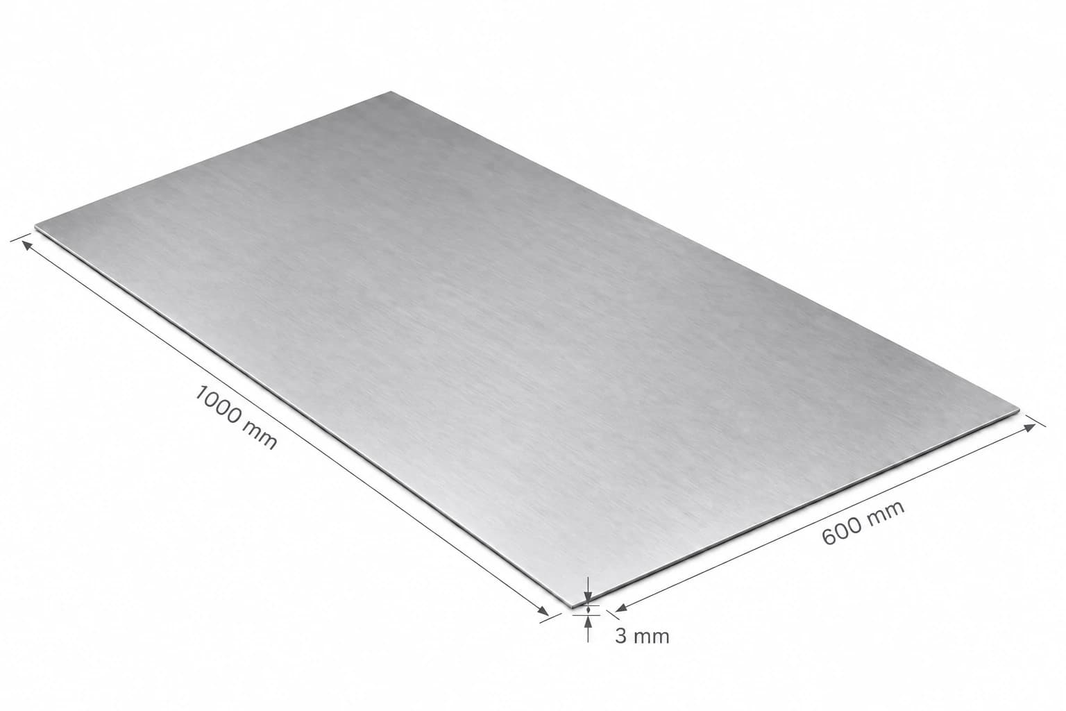 ภาพแผ่นเหล็กแม่พิมพ์แบน 1000 × 600 × 3 mm