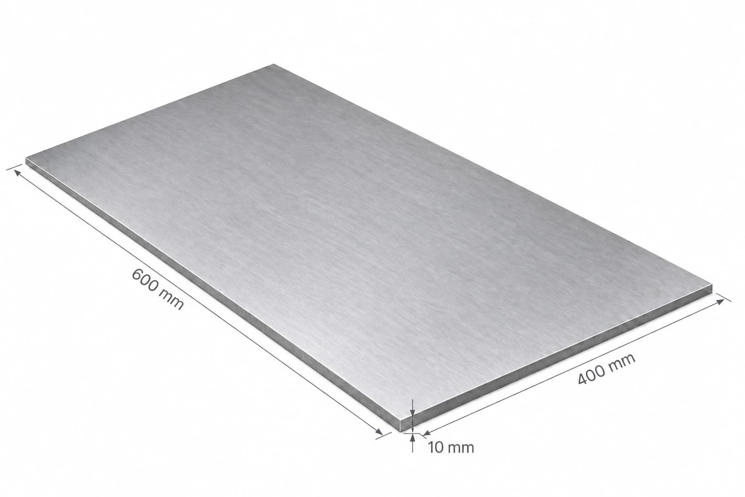 ภาพแผ่นเหล็กแม่พิมพ์แบน 600 × 400 × 10 mm