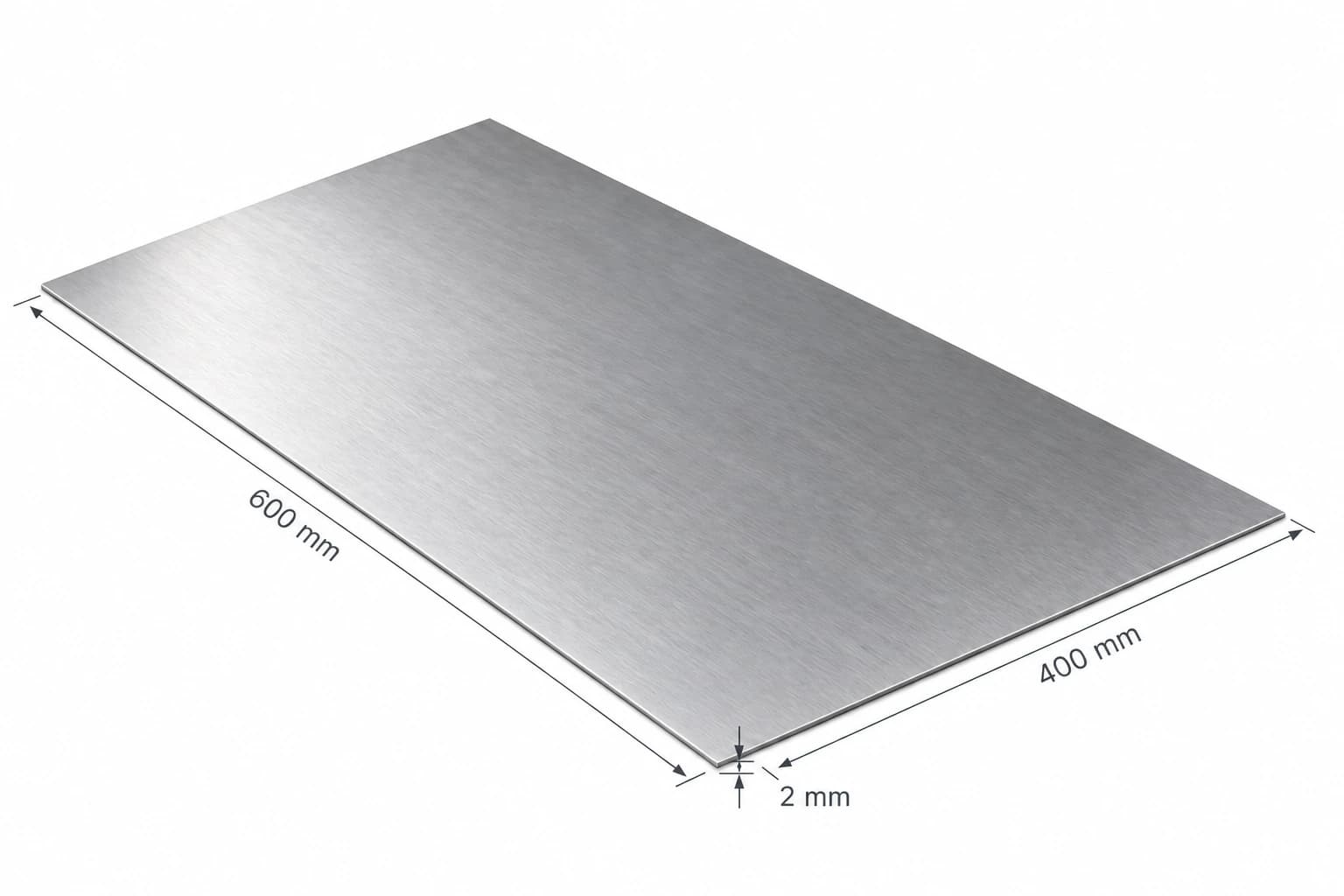 ภาพแผ่นเหล็กแม่พิมพ์แบน 600 × 400 × 2 mm