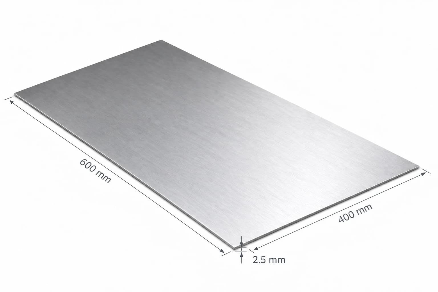 ภาพแผ่นเหล็กแม่พิมพ์แบน 600 × 400 × 2.5 mm