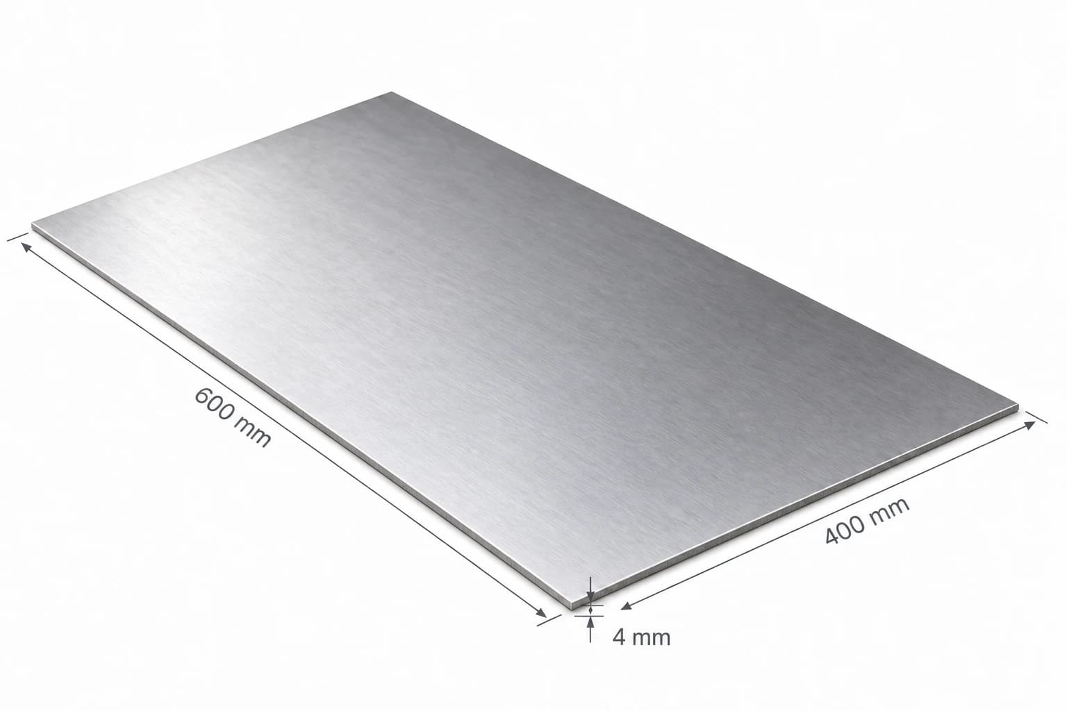 ภาพแผ่นเหล็กแม่พิมพ์แบน 600 × 400 × 4 mm