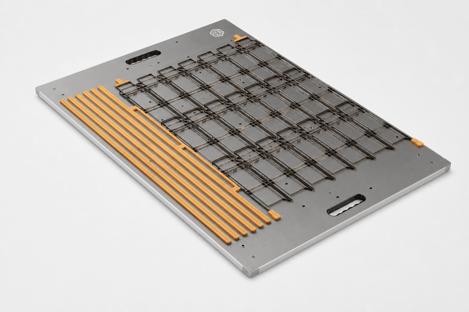 Precision flat die plate with 2mm cutting profile